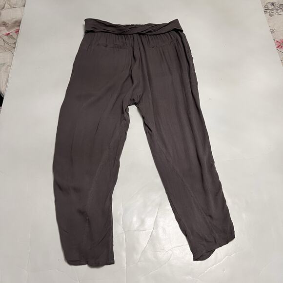 Free People M Pewter Lightweight Pants Casual Soft Comfy - Picture 6 of 7
